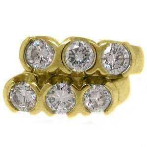  1.68 Carat Round Diamond Hoop Earrings: Jewelry