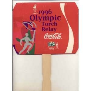  Vintage Coca Cola Soda Olympics 1996 Advertising Fan 