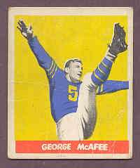 1948 LEAF # 19 GEORGE MCAFEE BEARS GD VG  