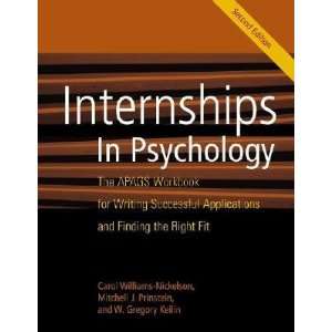   Finding the Right Fit [INTERNSHIPS IN PSYCHOLOGY  OS]  N/A  Books
