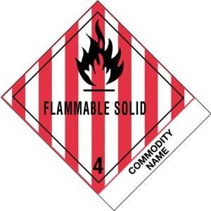   Flammable Solids, N.O.S. Labels: Office Products