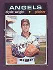 1971 Topps Clyde Wright Angels #240 Ex+ *14