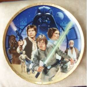   : Star Wars 10th Anniversary Commemorative Plate 12 Everything Else