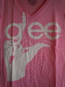 GLEE HAND Short Sleeve T Shirt Tee Gray, Pink or White  