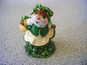 WEE FOREST FOLK COLLEEN O GREEN M 167 & CERAMIC BASE  
