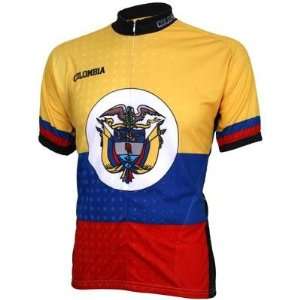  World Jerseys Colombia Short Sleeve Cycling Jersey 