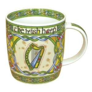 Irish Harp China Mug   Irish Weave