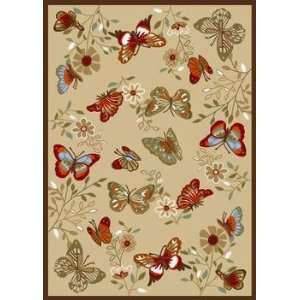  Concord Global   Norah   1313 Butterflies Area Rug   67 