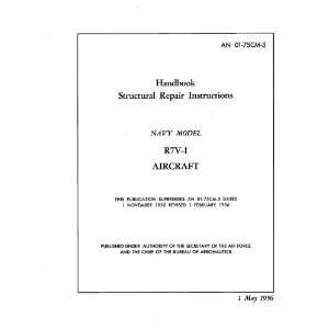  Lockheed R7V Aircraft Structural Manual Lockheed Books