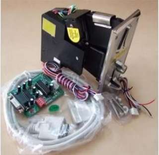 Multiple Coin acceptor with PC communication adapter  