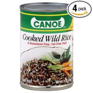   Wild Rice, 15 Ounce (Pack of 4):  Grocery & Gourmet Food