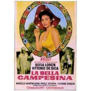   Poster Spanish 27x40 Vittorio De Sica Sophia Loren