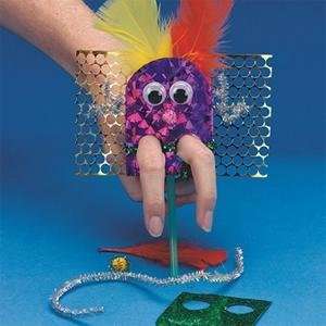  Fun Finger Puppets Craft Kit (Makes 12): Toys & Games
