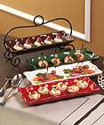 Holiday and Party Serving Tray Set 5 pc Hoste your Than