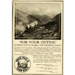  1907 Ad Weig Rogers Dudley White Pass Yukon Route Logo 