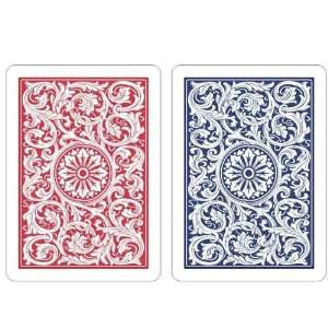  Copag 2 Deck Plastic Poker Playing Cards Set (1546 Red 