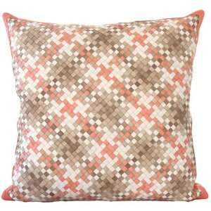  Lance Wovens Normandy Lipstick Leather Pillow: Home 