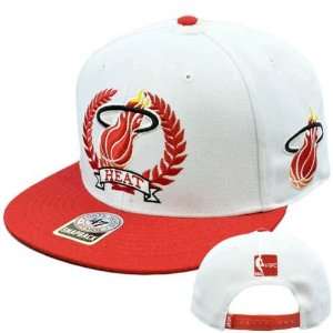NBA HWC 47 Forty Seven Snap Back Winners Circle White Red Miami Heat 