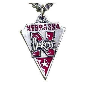  Nebraska Cornhuskers Logo Pendant Chain Necklace   NCAA 