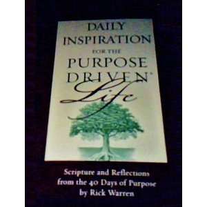 the purpose driven by rick warren