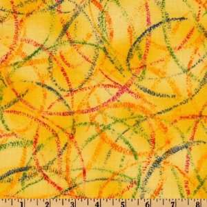  44 Wide Happiness Is Crayons Sunshine Fabric By The Yard 