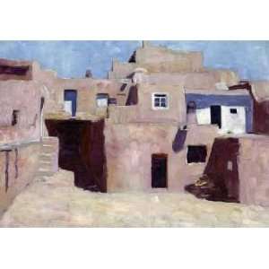  Zuni Village, New Mexico by Frank Reed Whiteside. Size 16 