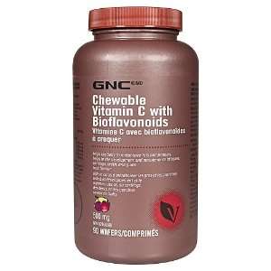  GNC Chewable Vitamin C with Bioflavonoids   fruit flavor 