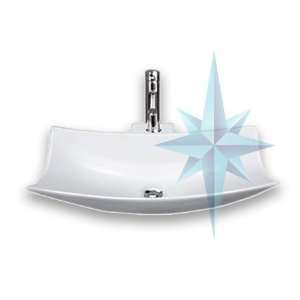    Polaris Sinks W042V White Porcelain Vessel Sink: Home Improvement