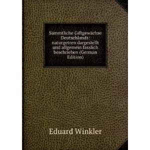   Gemein Fasslich Beschrieben (German Edition) Winkler Eduard Books