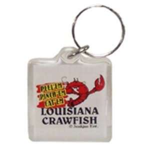  Louisiana Keychain Lucite Crawfish Case Pack 96 