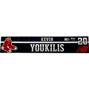  Kevin Youkilis? Nameplate   Red Sox 2011 Game Used #20 