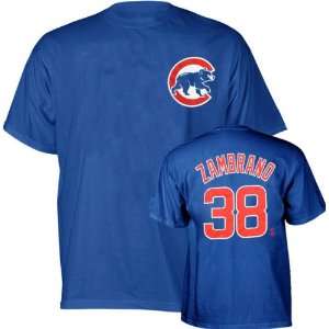  Carlos Zambrano Cubs MLB Youth Player T Shirt: Sports 