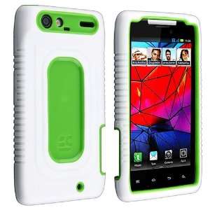  White / Green Duo Shield Case With Free Reusable Screen 