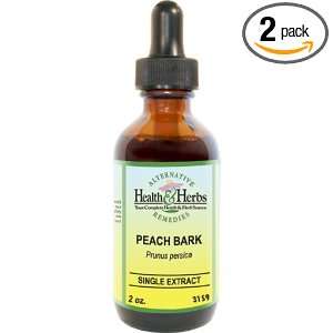 Alternative Health & Herbs Remedies Peach Bark, 1 Ounce Bottle (Pack 