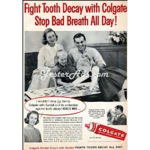   Ad Colgate Palmolive Company Colgate Fight tooth decay with Colgate