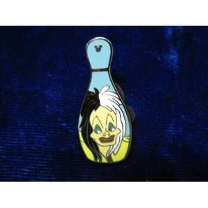 Cruella De Vil, Disney Pins, 2008 Hidden Mickey Series, Bowling Pin 