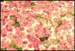 Hydrangea Floral Fabric by Cranston FQ 18 x 22  