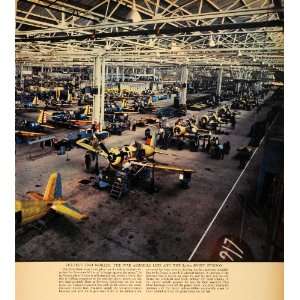  1941 Print Vultee Aircraft Downey California Assembly 