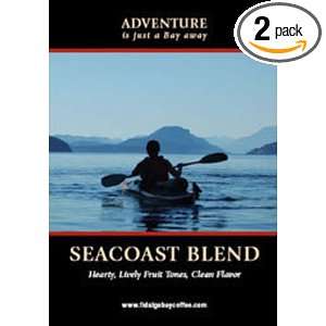 Fidalgo Bay Coffee Ground Seacoast Blend, 12 Ounce Bags (Pack of 2)