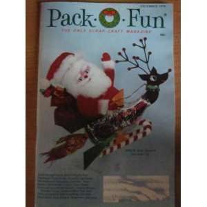  Pack o Fun Scrap Craft Magazine December 1974 Everything 