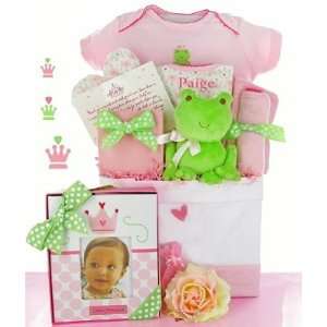  Baby Princess: Personalized Baby Gift Basket: Baby