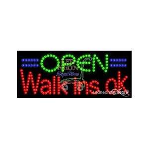  Open Walk ins ok LED Sign: Office Products
