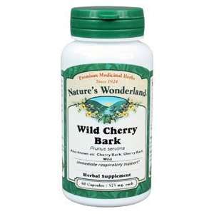  Wild Cherry Bark 575 mg.   60 Capsules Health & Personal 