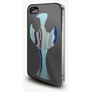  iphone Case Cycladic Bird Grey and Blue (4 4sG): Cell 