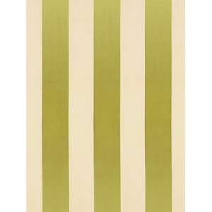  Schumacher Sch 63602 Wickham Satin Stripe   Celery Fabric 