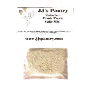 JJs Pantry Gluten Free Peach Pecan Cake Mix  Grocery 