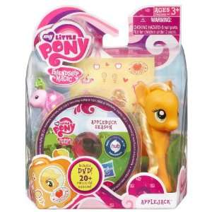   My Little Pony 2012 Figure Applejack with Suitcase DVD: Toys & Games