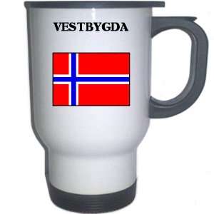  Norway   VESTBYGDA White Stainless Steel Mug Everything 