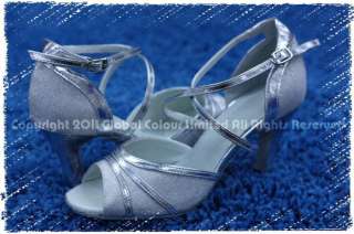   & Glitter Latin Ballroom Salsa Dance Shoes All Sizes C181  