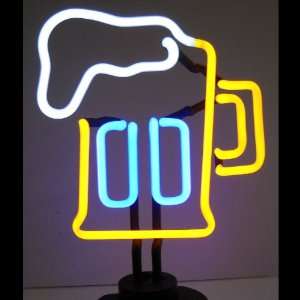 Neon Sculpture Beer Mug 